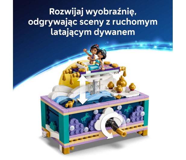 LEGO DISNEY 43295 Szkatułka na biżuterię Dżasminy - 1529802 - zdjęcie 6